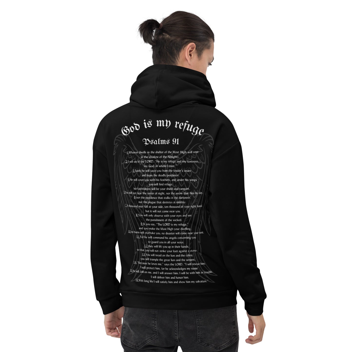 Psalm 91 Men's Hoodie