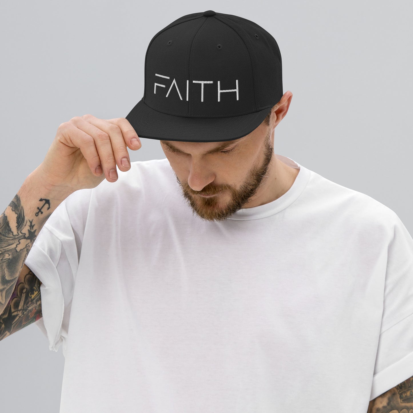 Faith (Word Only) Snapback Hat