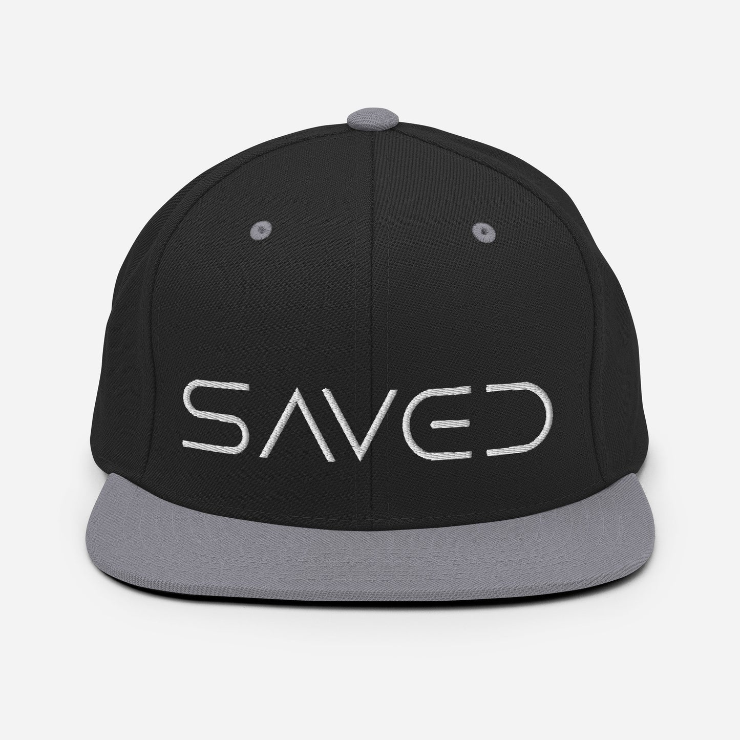 Saved (Word Only) Snapback Hat