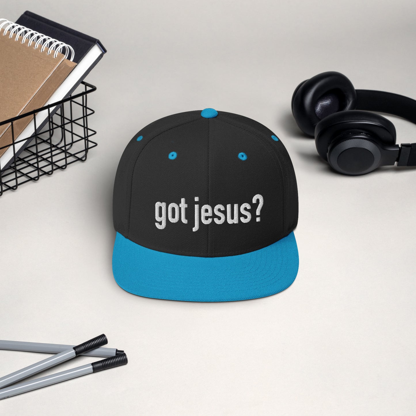 got jesus? Snapback Hat