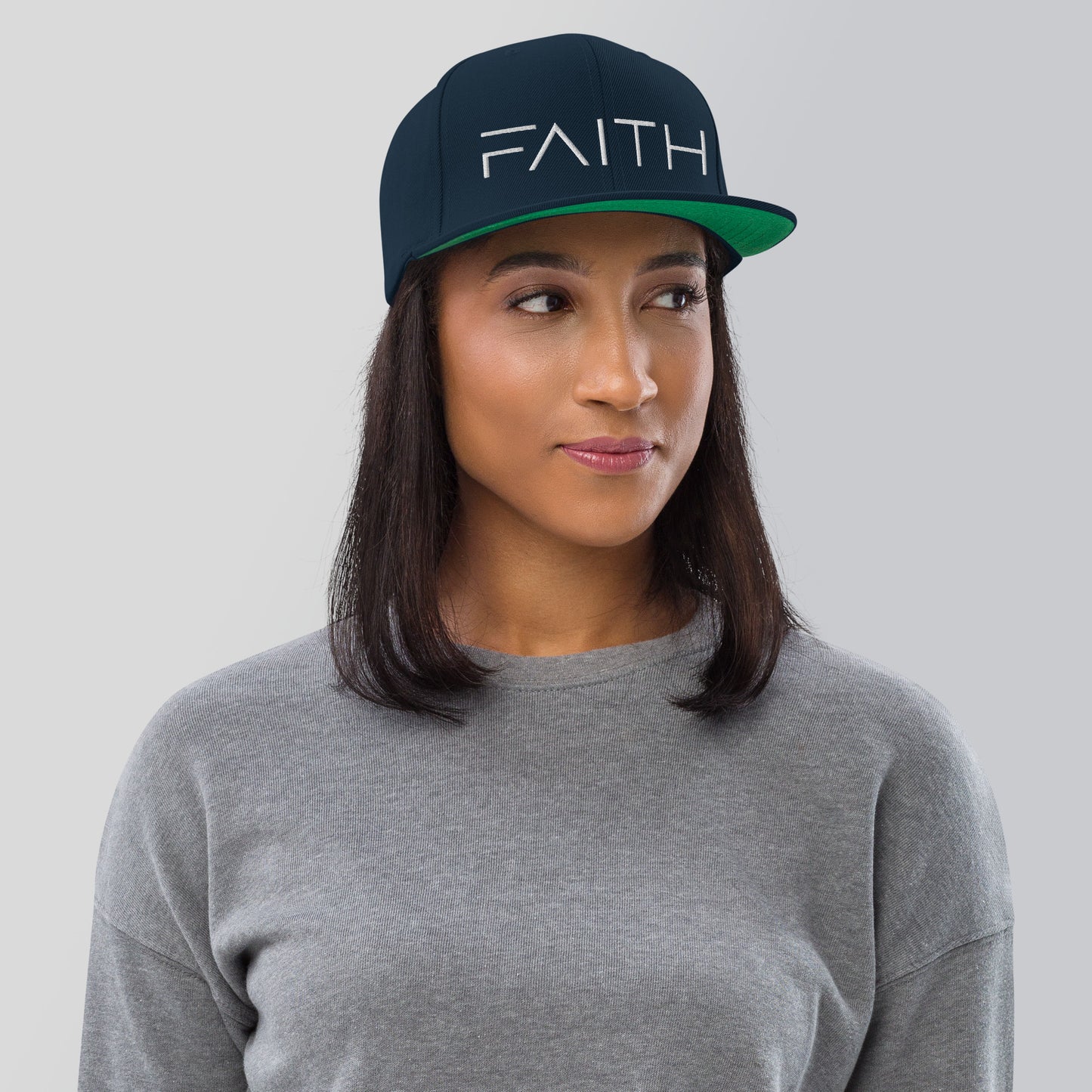 Faith (Word Only) Snapback Hat