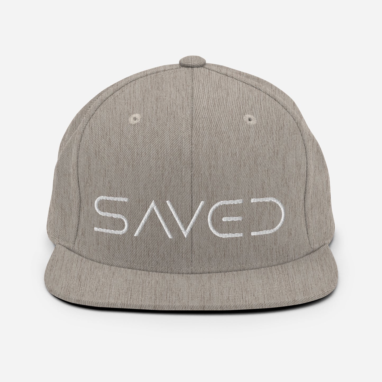 Saved (Word Only) Snapback Hat