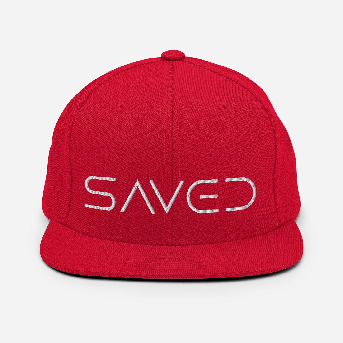 Saved (Word Only) Snapback Hat