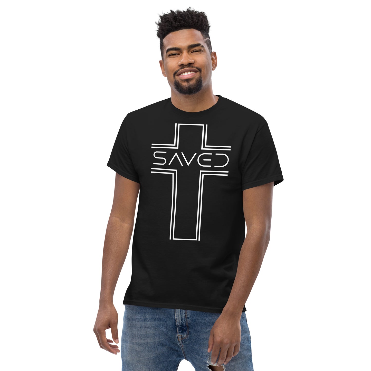 Saved with Cross Men's classic tee