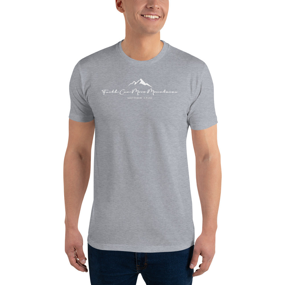 Faith can Move Mountains Men's T-shirt