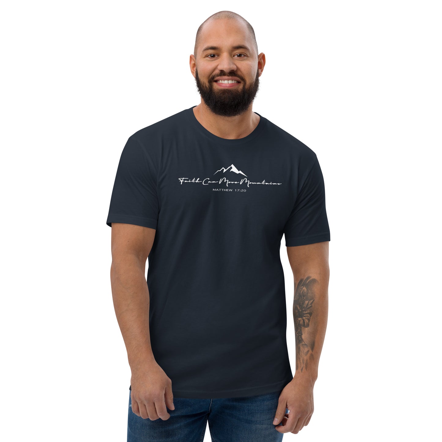 Faith can Move Mountains Men's T-shirt