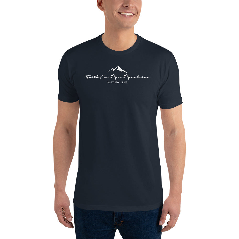 Faith can Move Mountains Men's T-shirt