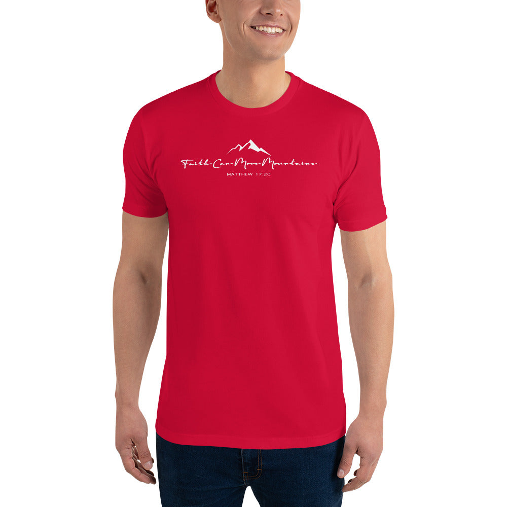 Faith can Move Mountains Men's T-shirt