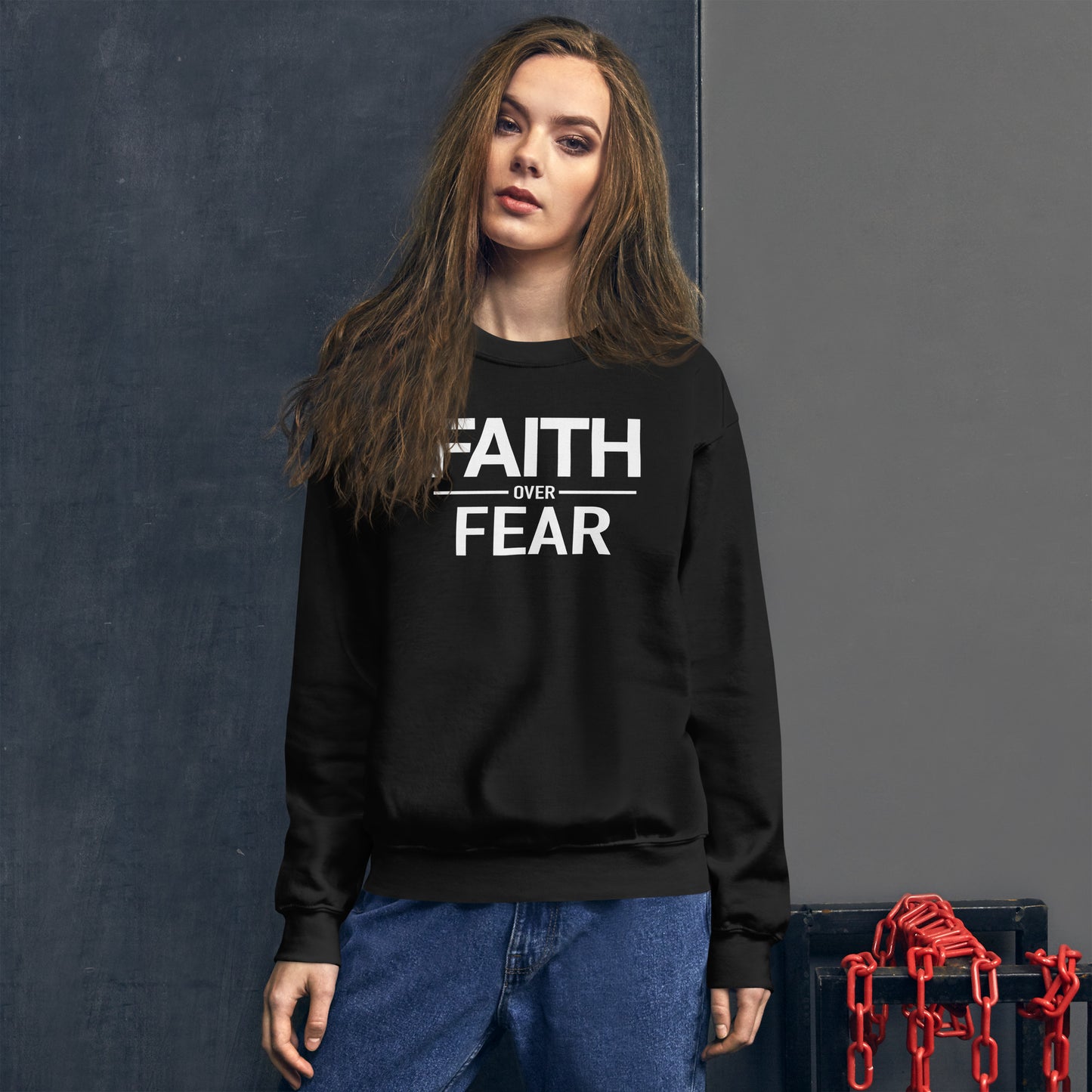 Faith Over Fear Unisex Sweatshirt