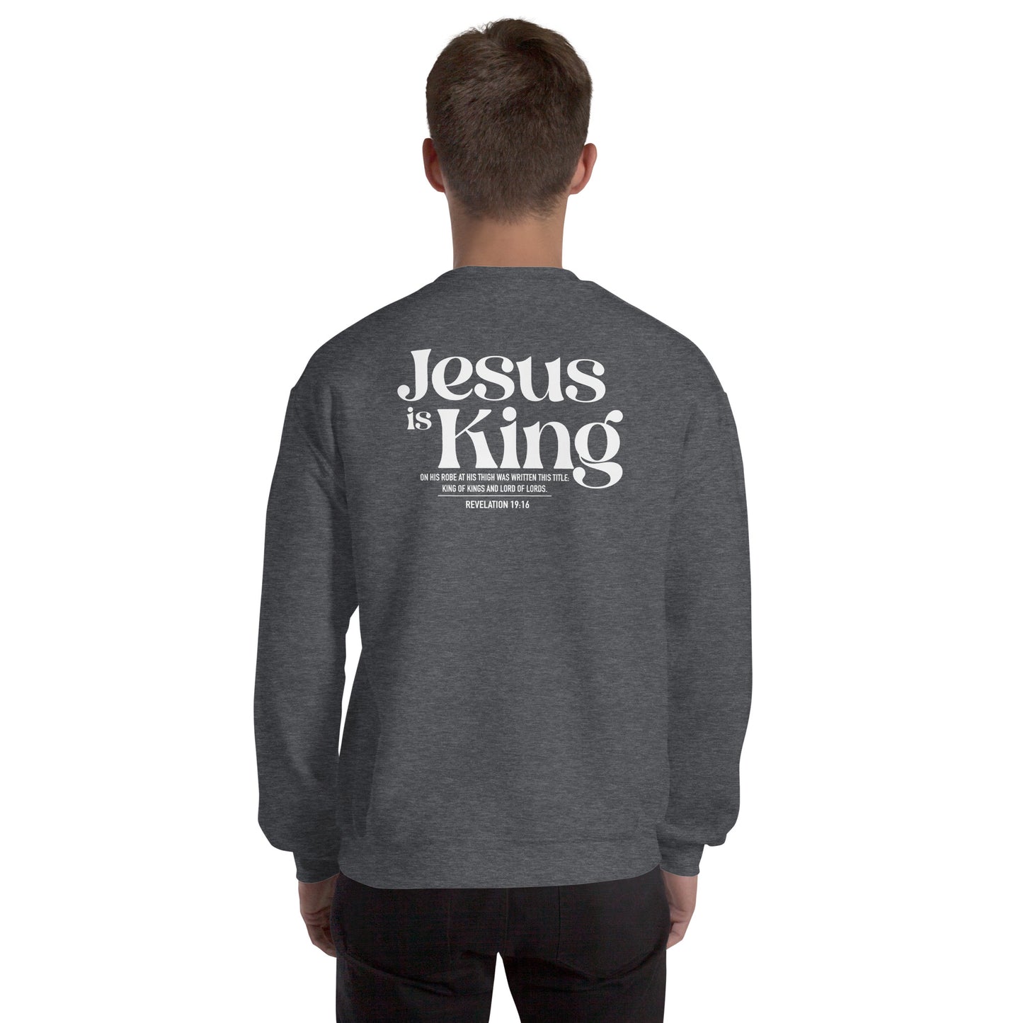 Jesus is King Revelation Unisex Sweatshirt