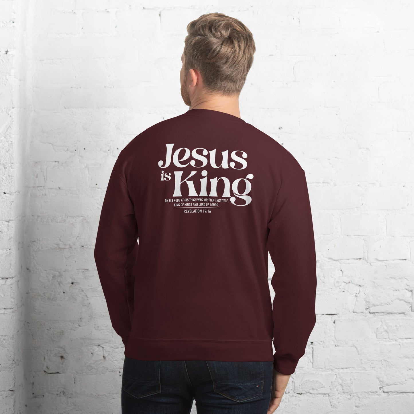 Jesus is King Revelation Unisex Sweatshirt