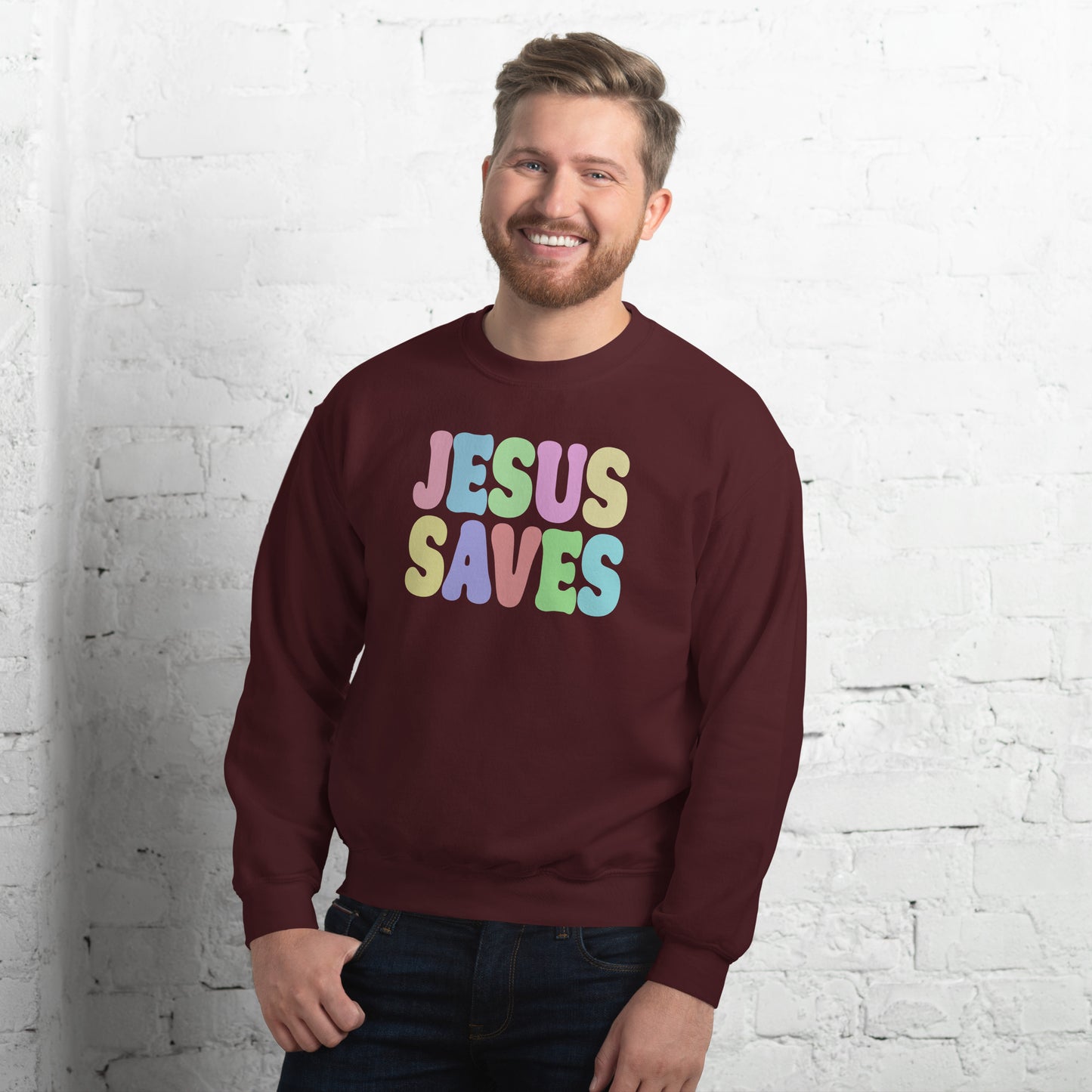 Jesus Saves Unisex Sweatshirt