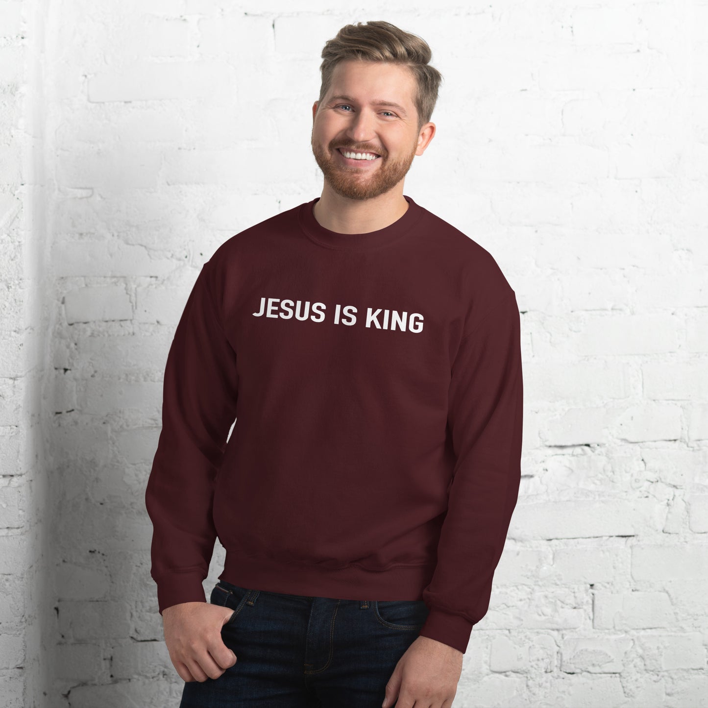 Jesus Is King Unisex Sweatshirt