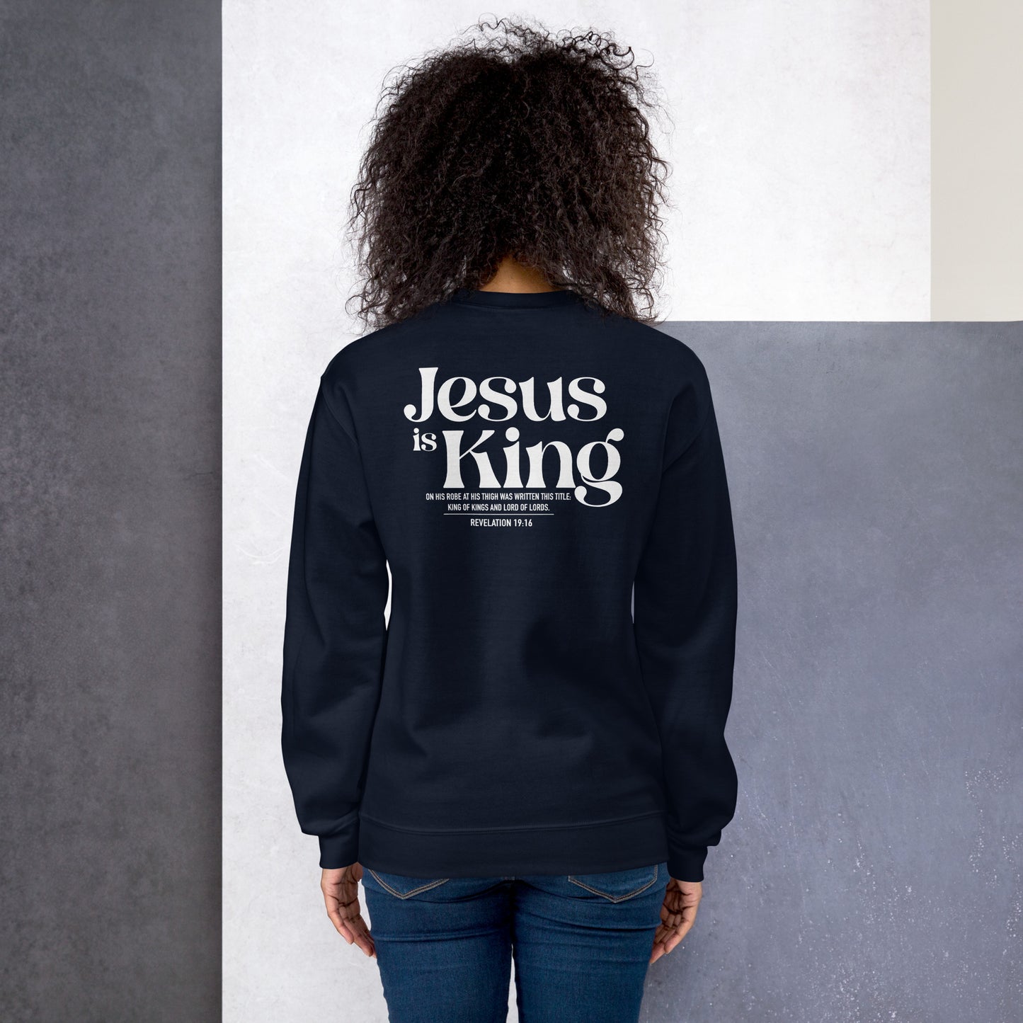 Jesus is King Revelation Unisex Sweatshirt