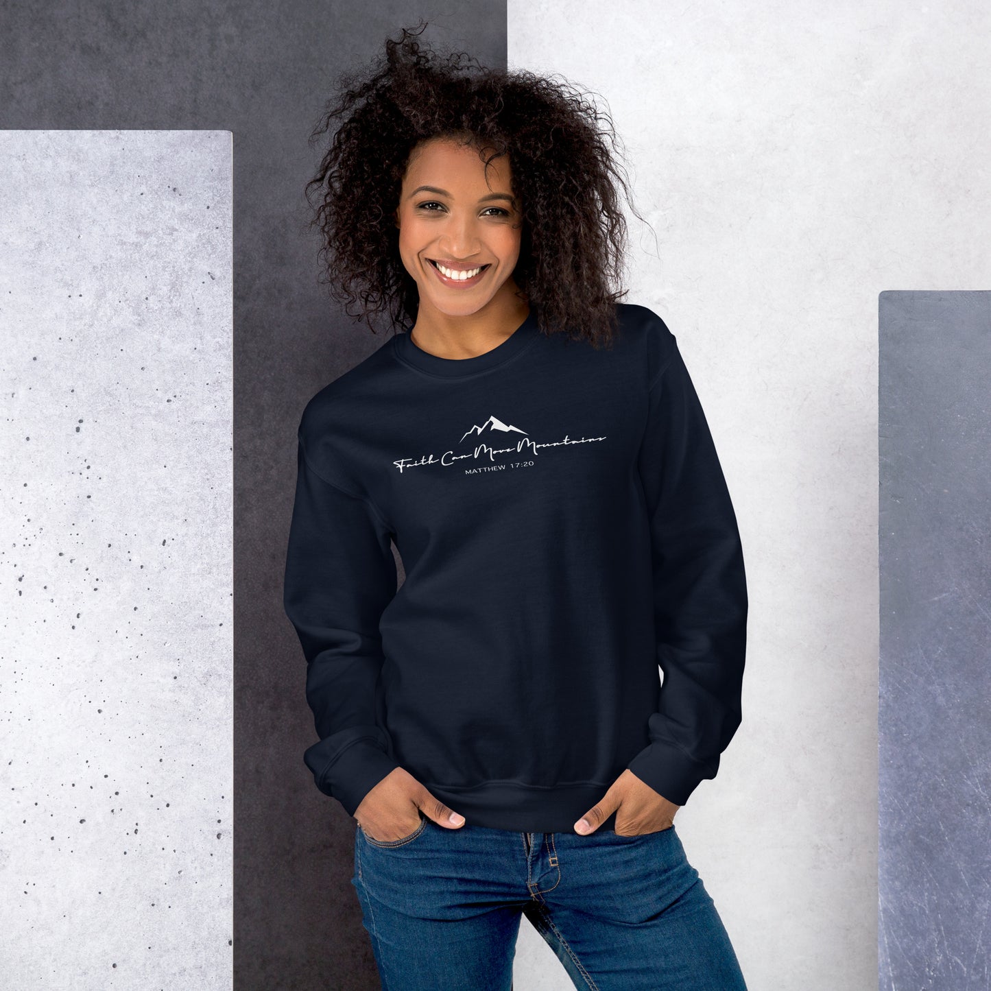 Faith Can Move Mountains Unisex Sweatshirt