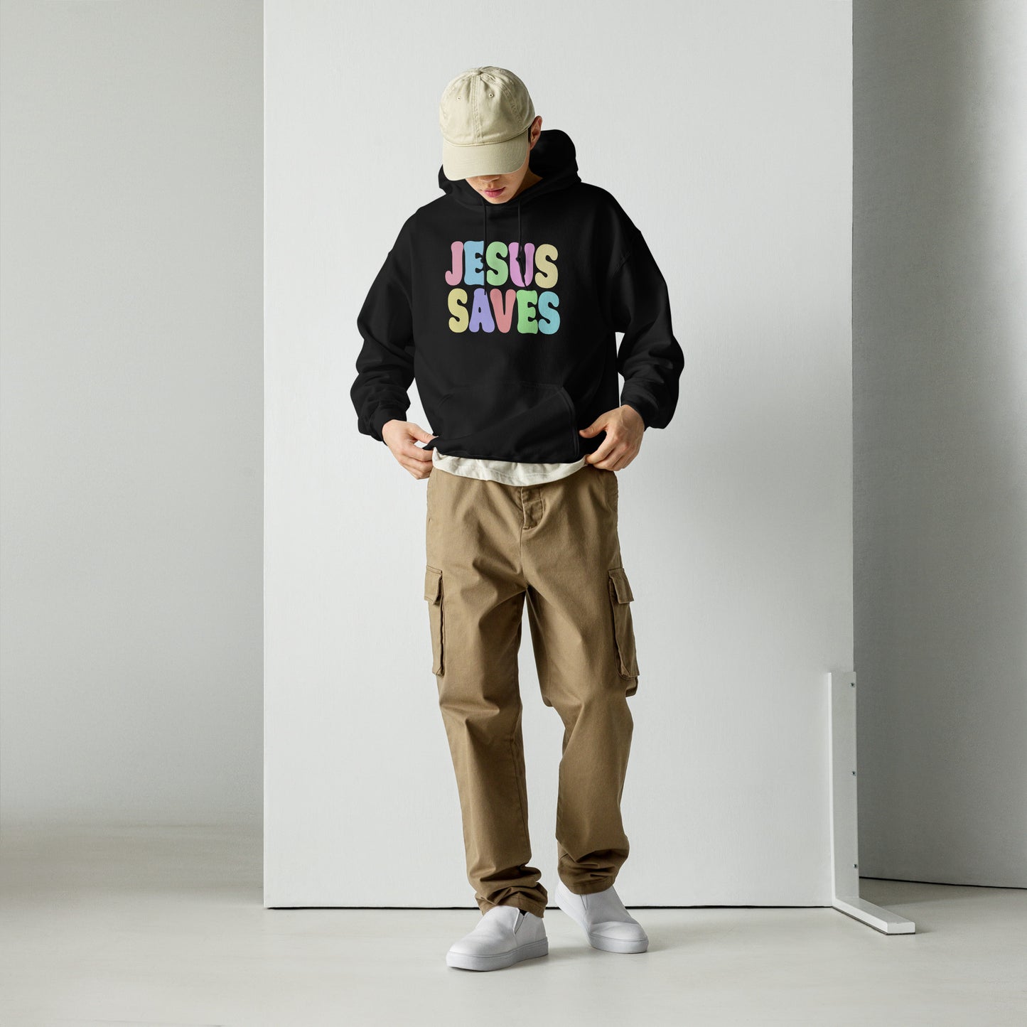 Jesus Saves Men's Hoodie