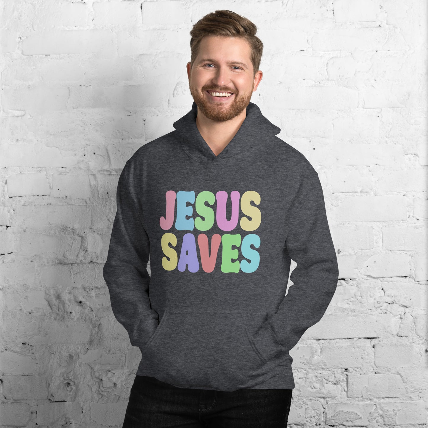 Jesus Saves Men's Hoodie