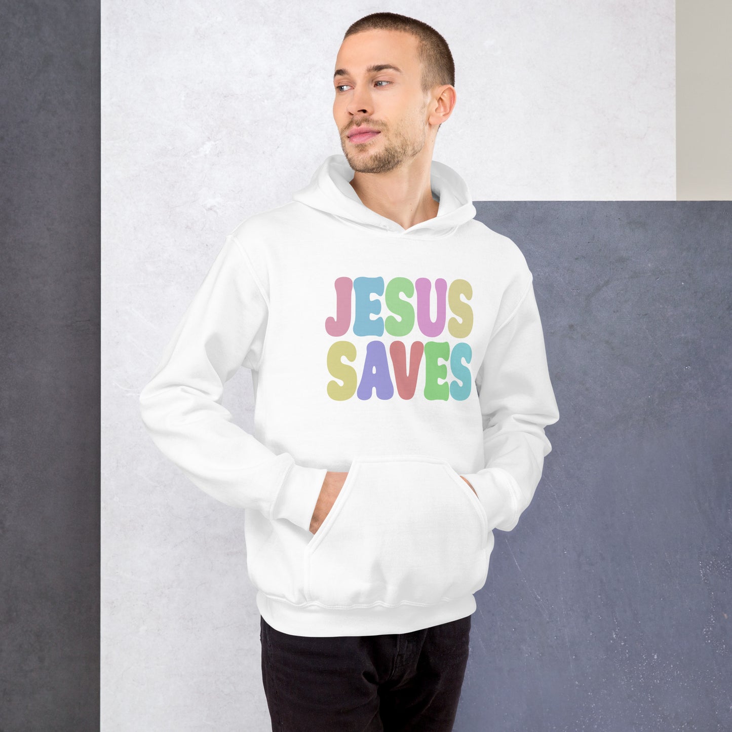 Jesus Saves Men's Hoodie