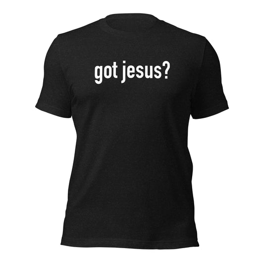 got jesus? Men's t-shirt