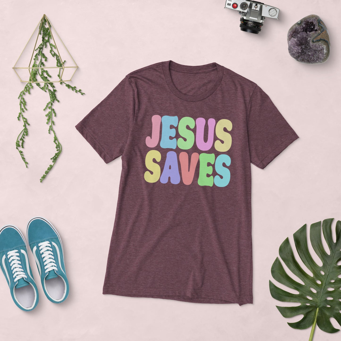 Jesus Saves Tri-blend Tee