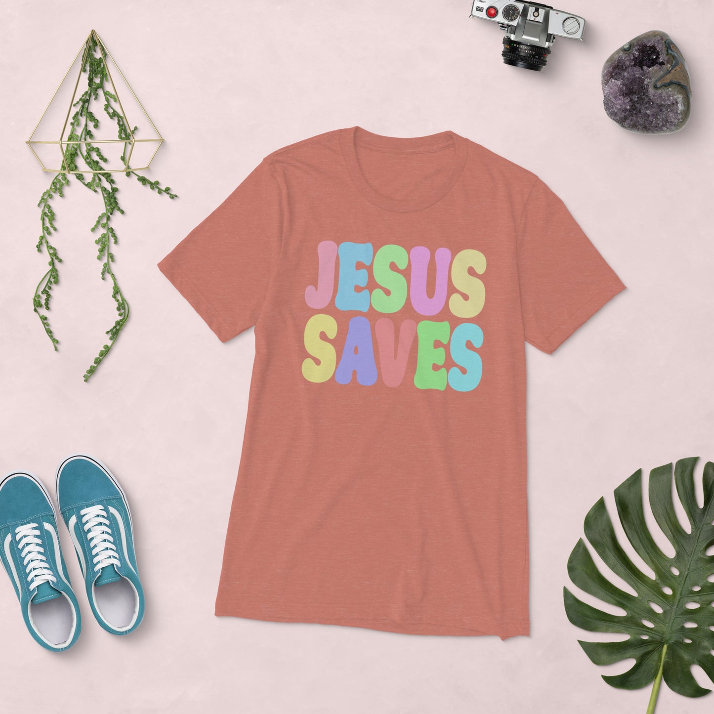 Jesus Saves Tri-blend Tee