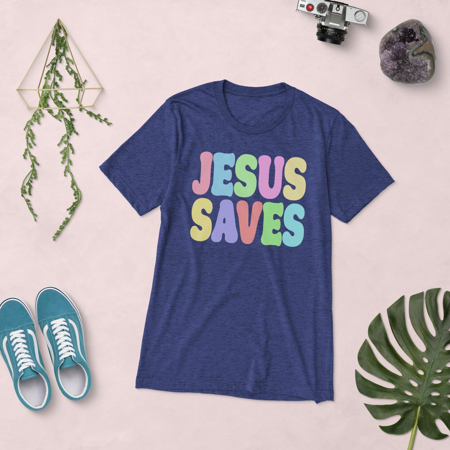 Jesus Saves Tri-blend Tee