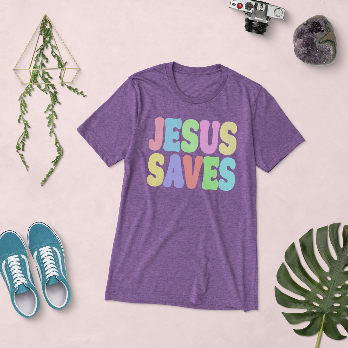 Jesus Saves Tri-blend Tee