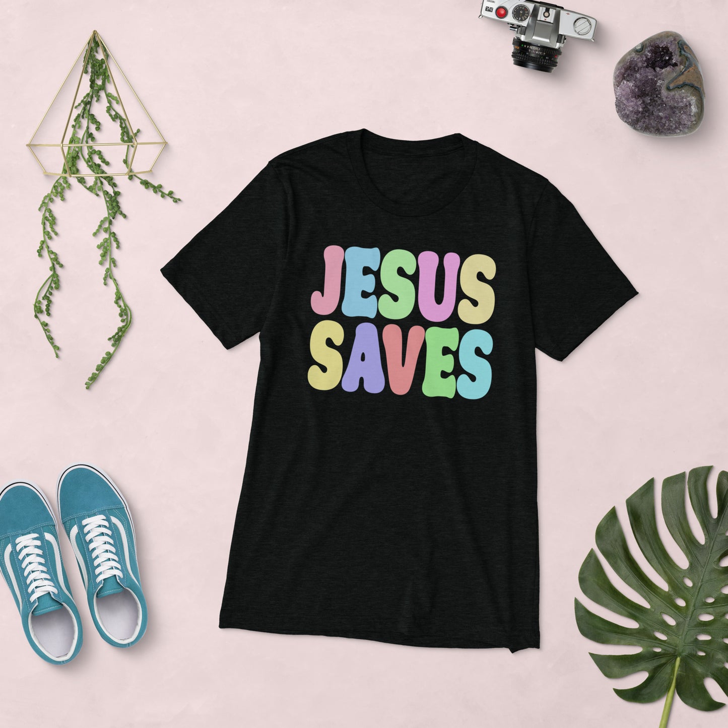 Jesus Saves Tri-blend Tee