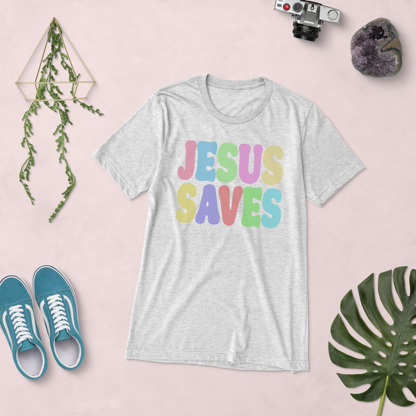 Jesus Saves Tri-blend Tee