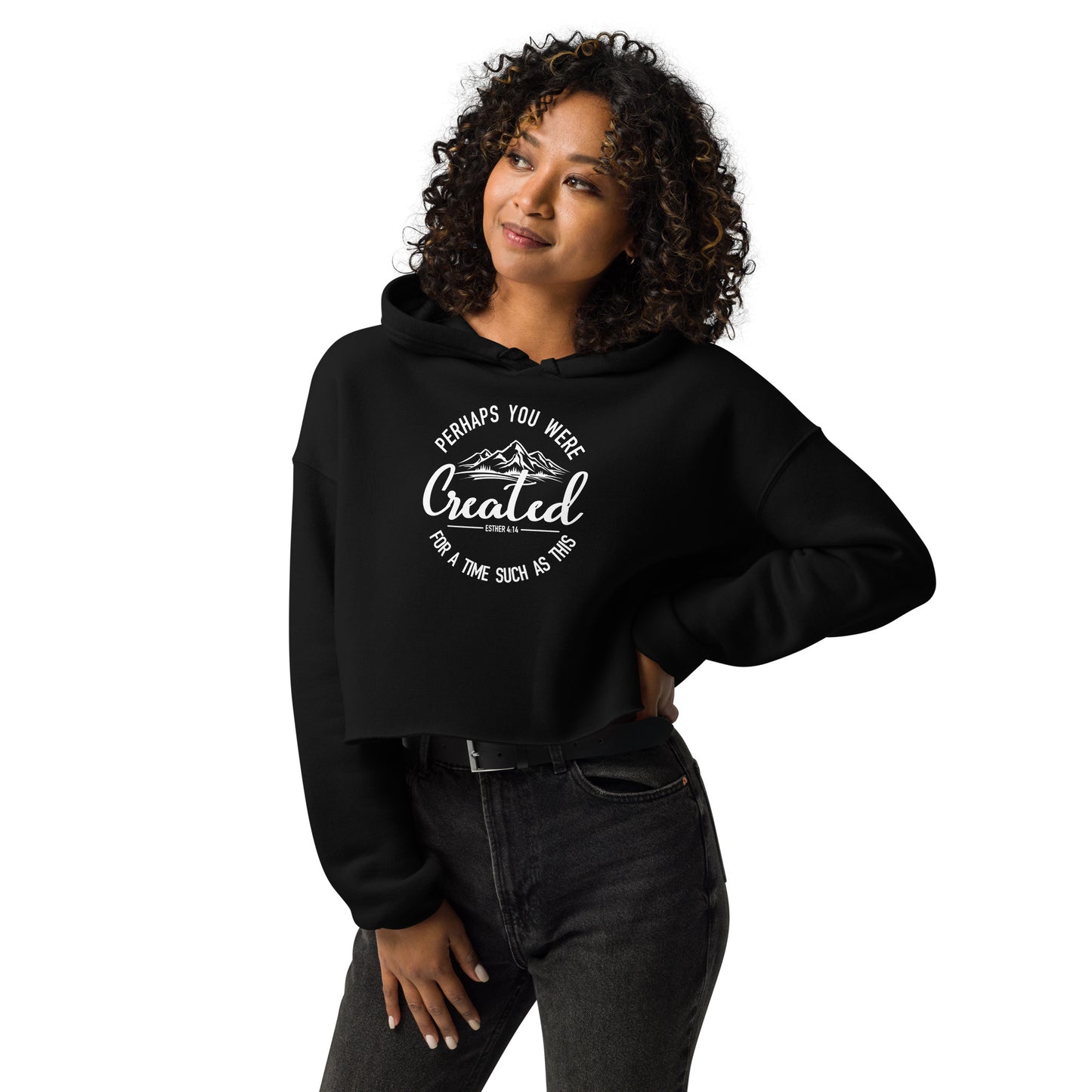 Created For Such a Time as This
 Women's Crop Hoodie