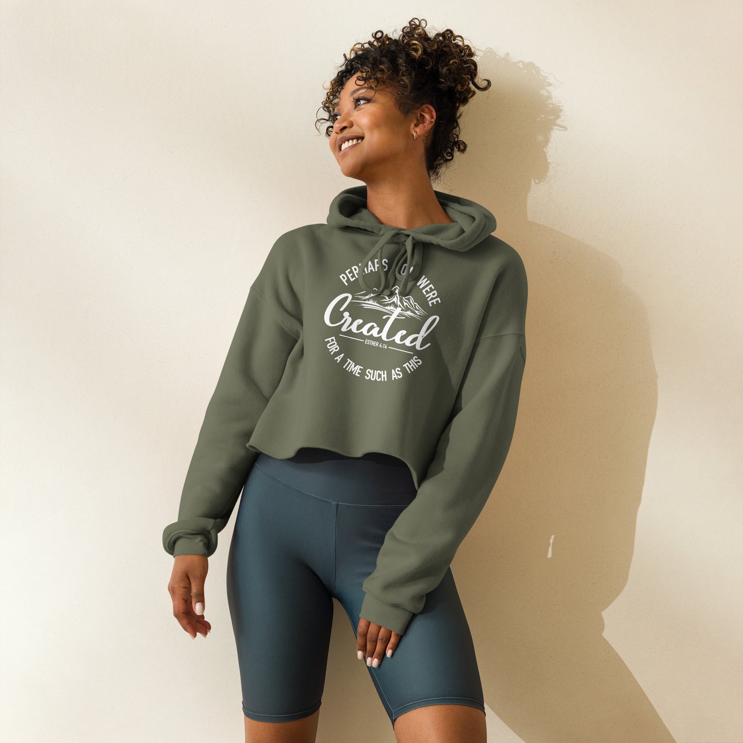 Created For Such a Time as This
 Women's Crop Hoodie