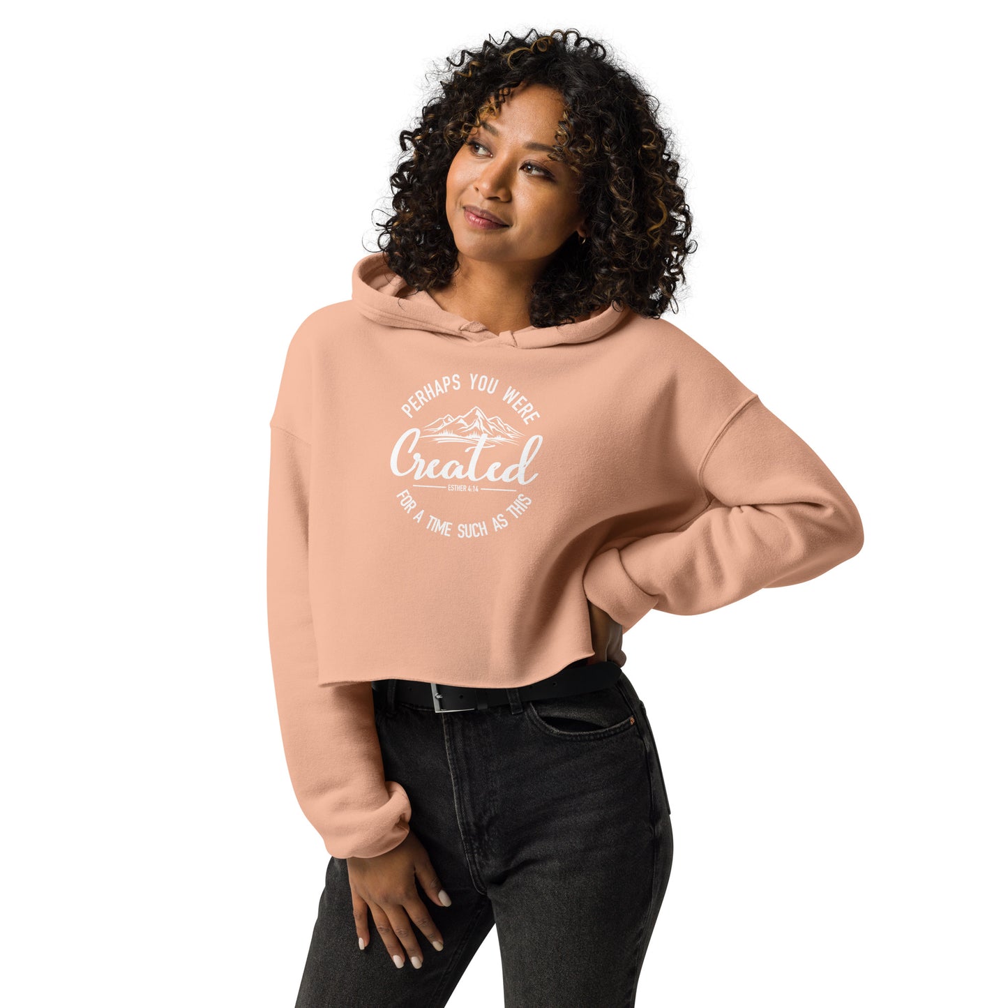 Created For Such a Time as This
 Women's Crop Hoodie