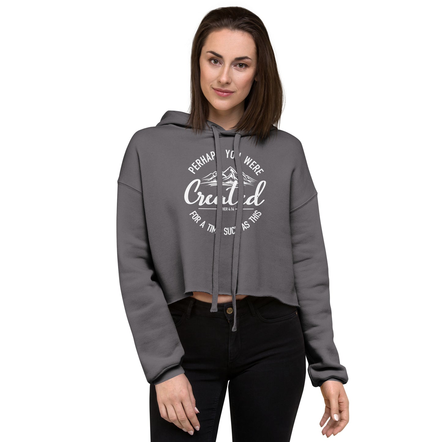 Created For Such a Time as This
 Women's Crop Hoodie